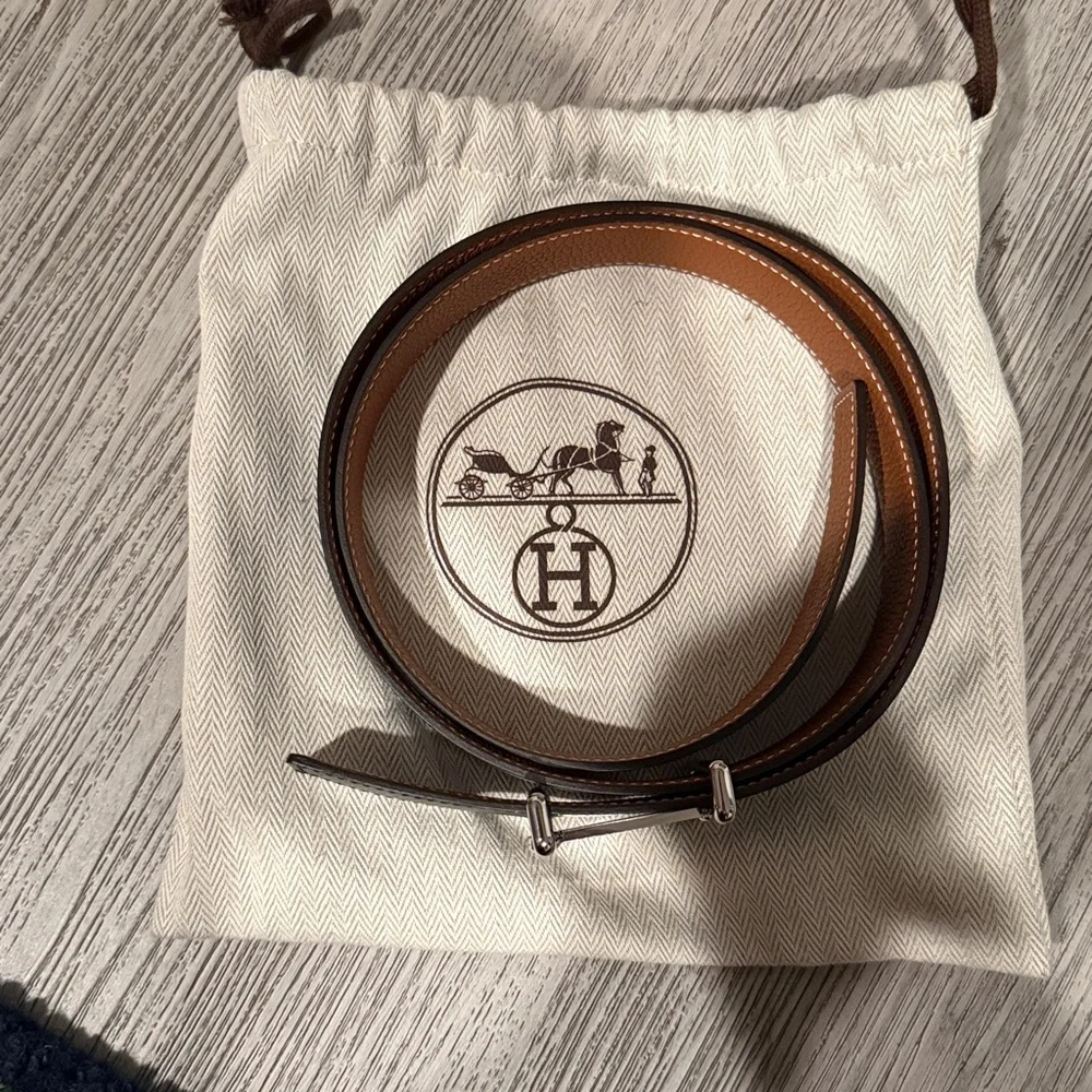 Authentic Swing belt buckle & Reversible leather strap NWOT